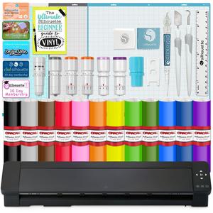 Silhouette Cameo PRO MK-II w/ Deluxe Blade & Tool Pack, Mat Pack, Guides, Designs Visit For Sale