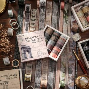 Paguga Vintage Washi Tape Set Cheap 2025 Newest