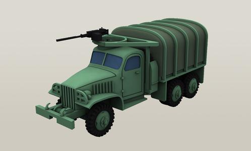 GMC CCKW 2.5 ton 66 truck - US Army - wargame3d- 28mm Scale Sale How Much