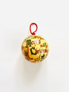 Vintage Christmas Decoupage Ball Merry Christmas Outlet Cheap Pice