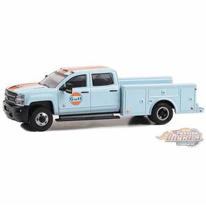 GreenLight GL-46130-C 2018 Chevrolet 3500HD Dually Service Truck- Gulf Discount Best Store To Get
