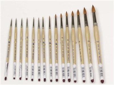 DAS S225 #5/0 Round Pure Red Sable Brush 2025 Cheap Pice