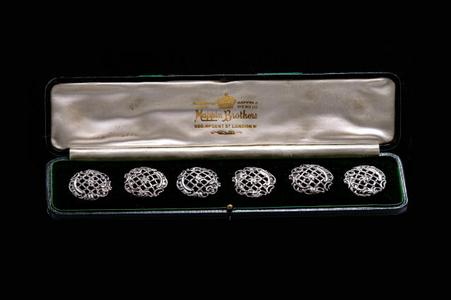 Art Nouveau Mappin Bros. Sterling Silver Buttons. Clearance Best