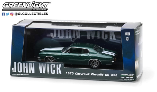 GreenLight 86541 1/43 1970 Chevrolet Chevelle SS 396 - John Wick Collections Cheap Online