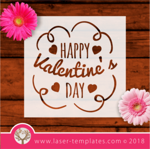 Valentine Stencil 1 Discount Classic