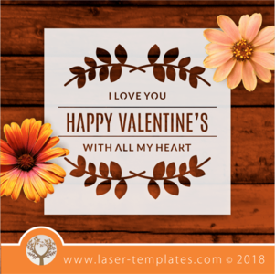 Valentine Stencil 12 Cheap Sale Marketable