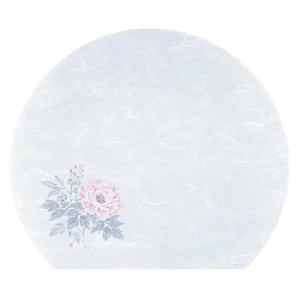 Artec Washi Paper Half Moon Placemat Peony 100 pcs Outlet Factory Outlet