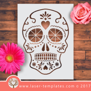 Sugar Skull Stencil 05 2025 Cheap Pice