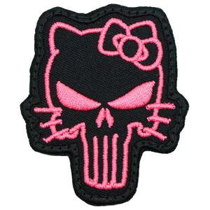 TACTICAL KITTY PATCH - BLACK PINK Sale Popular