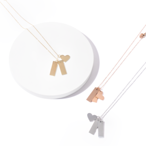 Stainless Steel Heart and Bar Necklace (6pcs) Buy Cheap Tumblr