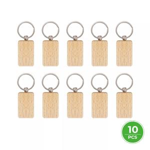 Rounded Rectangle Wooden Keychain (10pcs) Clearance Ebay