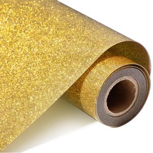 Gold Glitter HTV Heat Transfer Vinyl Roll Clearance Low Pice