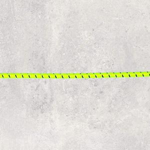 Rund elastik 2 mm, neongul med sorte striber, 1m Outlet Find Great