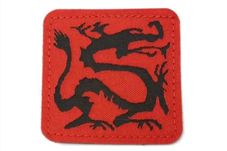 Ronin Tactics Dragon Nylon Logo Patch (Limited Edition/ Red) Discount Purchase