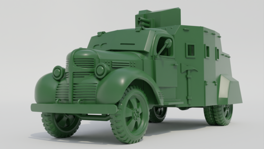Dodge Tanake - French Army - wargame3d- 28mm Scale Cheap Countdown Package