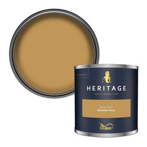 Dulux Heritage Tester Brushed Gold 125Ml 100% Guaranteed