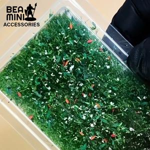 Bea Mini Basing Tufts - Mixed Colour Shrubs Hand Tear Tufts 100% Original