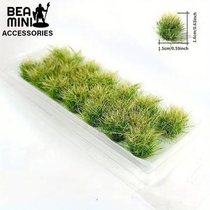 Bea Mini Basing Tufts - Artificial Grass Clusters 20 Tuft Pack (Autumn Green) Free Shipping Limited Edition