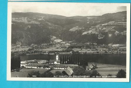 AK Alt Ossiach am Ossiachersee mit Blick auf Bodensdorf. (1926) Inexpensive For Sale