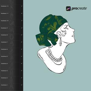 Headwear Procreate Stamps Shop Offer Cheap Online