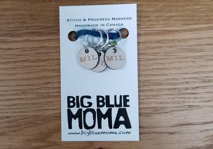 Big Blue Moma - Stitch Markers Cheap Manchester Great Sale