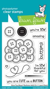 Lawn Fawn - How You Bean Buttons Add-On Clearance High Quality