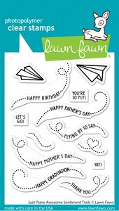 Lawn Fawn - Just Plane Awesome Sentiment Trails Explore Cheap Pice