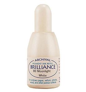 Tsukineko - Brilliance Moonlight White Re-Inker Collections