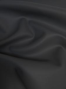 Solid Vegan Stretch Anti-Stain Soft Silicone Vinyl Fabric / Charcoal / By The Roll - 30 Yards Clearance Free Shipping