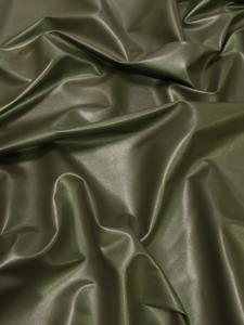 Solid Two Way Stretch Spandex Costume Dance Vinyl Fabric / Olive / Sold By The Yard Quality Free Shipping