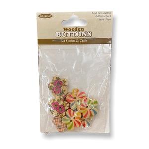 SULLIVANS Buttons 2-hole Flower Sast Online