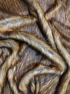 Wolf Animal Coat Costume Faux Fur Fabric / Sold By The Yard Cheap