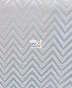 Zig Zag Chevron Upholstery Fabric / Sage / Sold By The Yard Discount Low Shipping Fee
