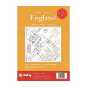 TULIP Sashiko World England Bus Dishcloth Kit Ebay Online