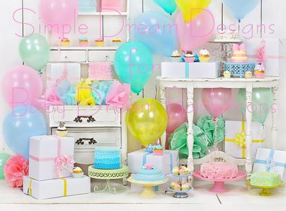 Pastel Birthday Party Cheap