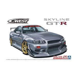 Aoshima 6149 1/24 C-WEST BNR34 Nissan Skyline GT-R '02 Discount High Quality