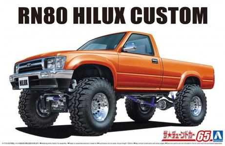 Aoshima 5802 1/24 RN80 HILUX LONGBED'95 Free Shipping With Paypal