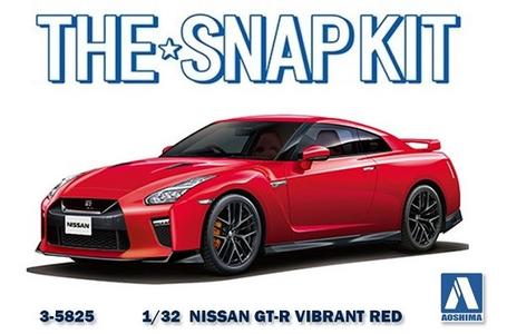 Aoshima 5825 1/32 NISSAN GT-R - VIBRANT RED Deals