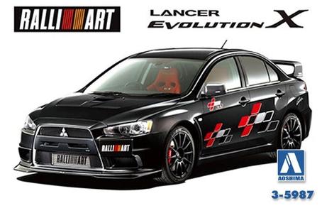 Aoshima 5987 1/24 RALLIART CZ4A LANCER EVO X '07 Quality Free Shipping Outlet