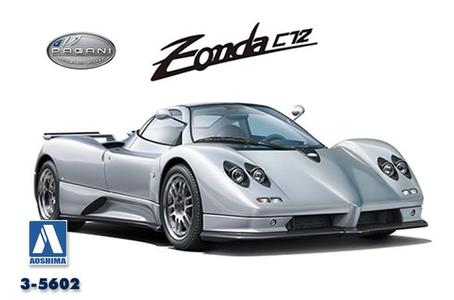 Aoshima 5602 1/24 '00 PAGANI ZONDA C12S Low Cost Cheap Pice