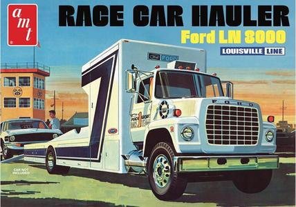 AMT 1316 1/25 Ford LN8000 Race Car Haul Inexpensive