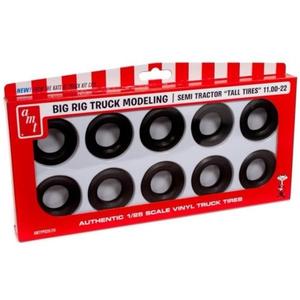 AMT PP028 1/25 Semi Tractor 'Tall Tires' 11.00-22 - Big Rig Truck Modeling (10pk) Newest Cheap Online