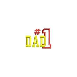 Number 1 Dad Outline Letters Wiki For Sale