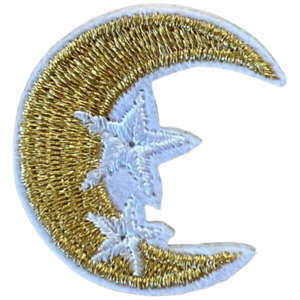 Maan Ster Strijk Embleem Patch Get Authentic Cheap Pice