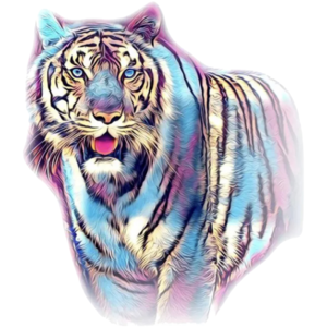 Tijger Art Full Color Strijk Applicatie Cheap Sale Footaction