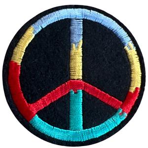 Peace Sign Vredesteken Embleem Strijk Patch Rond Small Buy Cheap Best Store To Get