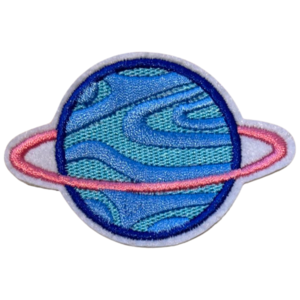 Planeet Met Planeetring Strijk Embleem Patch Release Dates Sale Online