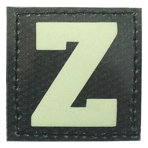 BIG LETTER Z GITD PATCH - GLOW IN THE DARK Free Shipping Get Authentic