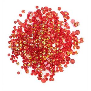 Buttons Galore - Crystalz Clear Flat Back Gems Cherry Sale How Much