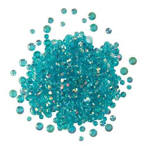 Buttons Galore - Crystalz Clear Flat Back Gems Caribbean Discount Explore